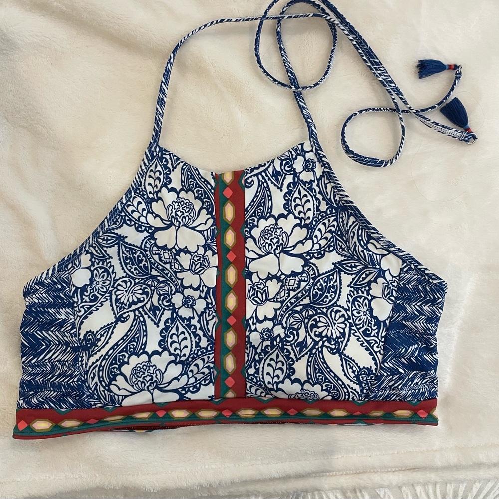 Loft halter bathing suit top - size Large